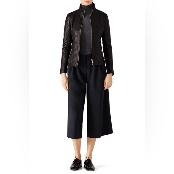 Badgley Mischka Eloise Leather Jacket Size Small Classic - Picture 16 of 16